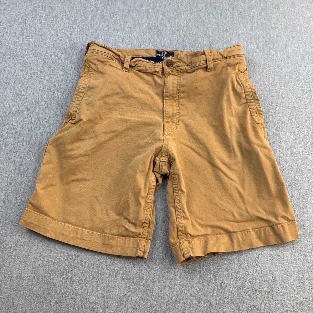 Vintage The North Face Shorts Womens 12 Regular Brown Stretch Hiking Outdoors